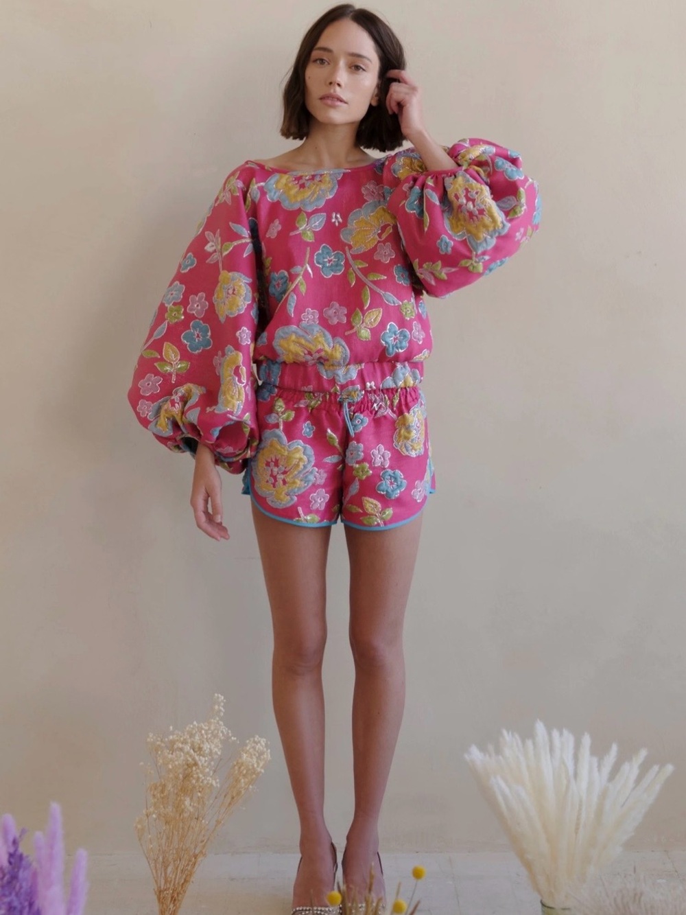 Arianne Elmy Pink Good Luck Shorts